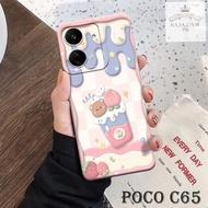 HP Case Latestpoco C65 - Rajacase - cellphone casing poco C65 - Cartoon case Motif - Cellphone prote
