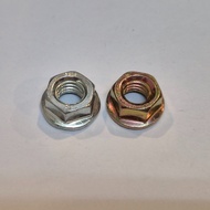 AKEH [100PCS PACKAGE] Flange Nut M8 Skru M8 Skru Nut