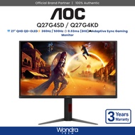 AOC Q27G4SD / Q27G4KD | 27"" QHD QD-OLED | 360Hz / 500Hz | 0.03ms (GtG) | Adaptive Sync Gaming Monit