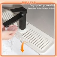 Faucet Splash-proof Silicone Drain Pad Sink Drain Pad Anti-slip Soap Pad Mouthwash Coaster Cleaning 