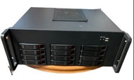 12 Bay 4U NAS case 320mm深度 自組 NAS 機箱 有一些瑕疵會說明不喜勿拍