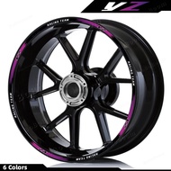 Motorcycle Wheel Sticker Reflective Inner Rim Decal Stripe Accessories Waterproof For YZ125X 250X 25
