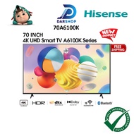 FREE SHIPPING Hisense 70 Inch 4K Smart TV UHD 70" LED TV Murah Television 电视机 電視機 70A6100K