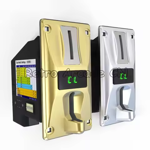 1pcs LED Display Multi Coin Acceptor CL-168 Intelligent selector 1-8 groups coin For arcade game mac