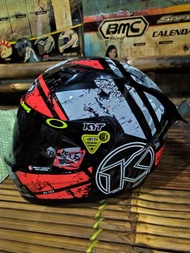 Kyt R10 FLAT VISOR Helmet | Light Helmet | Fullface Helmet KYT R10 Latest MOTIF UPGRADE | Thm