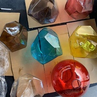 San Yi กลีบแก้วใสห้องนั่งเล่นทันสมัยโต๊ะน้ำชามุมโต๊ะรับประทานอาหารที่เรียบง่ายเรียบง่ายแบบนอร์ดิก