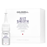 Goldwell Dual Senses Just Smooth Intensive Conditioning Serum (12 x 18ml) - For Unruly Frizzy Hair • Manageability