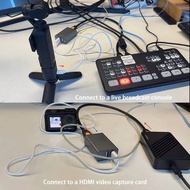 UVC USB Camera To HDMI Video Converter for Pocket3/4 To Live Streaming Station / TV Monitor Screen C