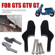 台灣現貨用於 Vespa GT GTS GTV 60 125 150 200 250 300 300ie 的乘客腳釘擴展