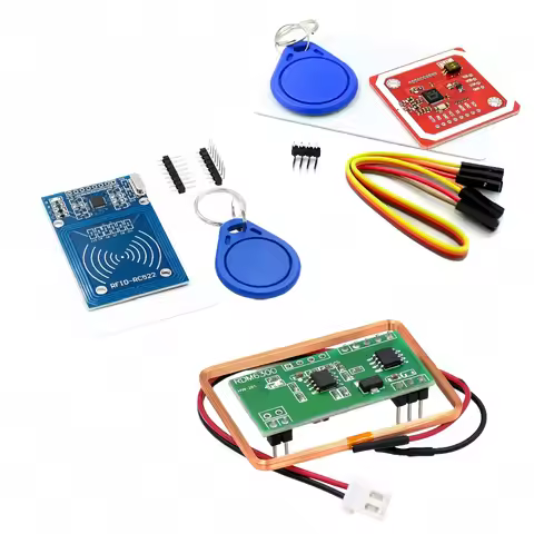 NFC RFID module RC522 MFRC-522 PN532 RDM6300 Kits S50 13.56 Mhz 125Khz 6cm With Tags SPI Write & Rea