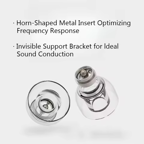SHANLING SE100 Silicone Eartips Earplug Built-In Metal Divider Earphone Case Reduce Second Harmonics