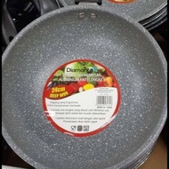 diamante deep wok 24cm