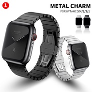 Stainless Steel strap for Apple Watch band 44 mm 40mm iWatch band 42mm/38mm Butterfly buckle Metal B