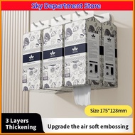 🚀SKY [4 Packs] (Premium Hanging Tissue) 230 Pulls tisu cheerful popi tisu tissue AIR-cushion tissue,