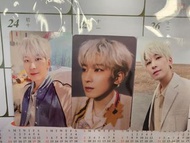 SEVENTEEN Wonwoo 小卡face the sun 白髮圓