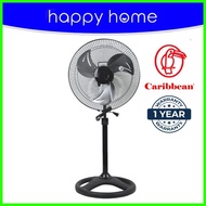 ┤ ◀ ◊☜ Caribbean Oscillating Industrial Stand Fan 16"