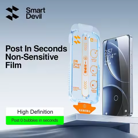 SmartDevil Dust-free Cabin Screen Protector for Poco F7 Ultra F7 Pro F6 Pro HD Tempered Glass Film f