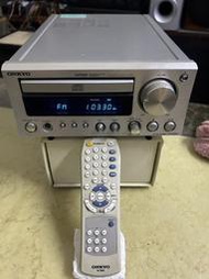 老楊音響 二手ONKYO CR-505微型收音機/擴大機 （CD故障）附遙控器 品相尚佳良品 廉售