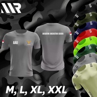 Kaos Jersey AKADEMI ANGKATAN UDARA New /Kaos Daleman AAU /bahan DRYFIT MILANO