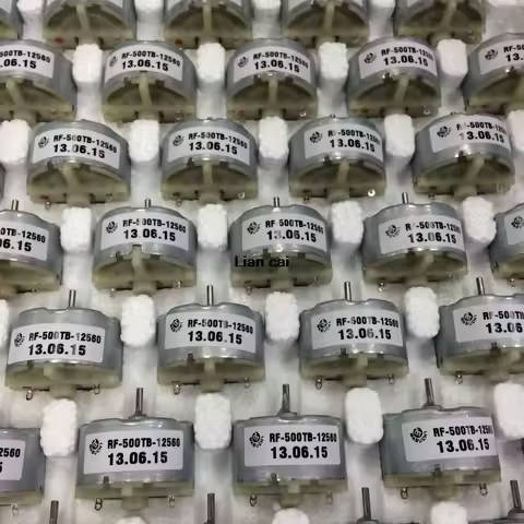 5pcs RF-500TB-12560 RF-500TB-14415 Permanent Magnet Motor High Speed Motor 3V / 6V / 12V Rotating Al
