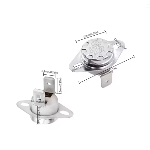 2PCS Ceramic Temperature Switch KSD302/KSD301 16A250V Normal Close