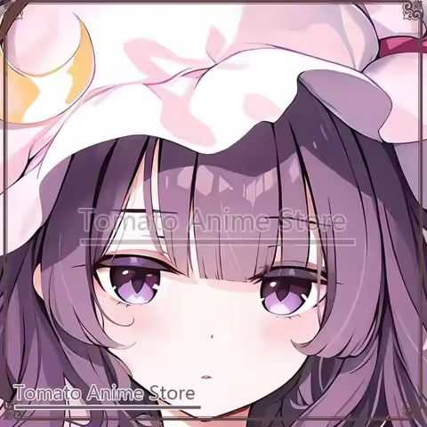 Touhou Project Patchouli Connaissance Dakimakura Hing Corps Taie D'oreiller Cosplay Japonais Otaku H