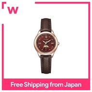 [Citizen] Watch Cross Sea xC daichi collection Eco-Drive Radio Clock Titania Happy Flight EE1002-01W Ladies Brown