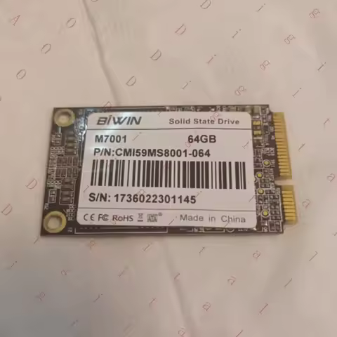 WW For BIWIN Msata 32G 60G 64G 128G SSD Solid State Drive CMI59MS8001-064