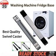 SG [Ready Stock] Washing Machine Stand Base Adjustable Refrigerator Stand Roller Refrigerator Base Fridge Stand Mover