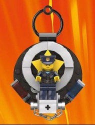 Lego 樂高 警察英雄勳章 警察勳章 police pin 警察徽章 人仔 鎖匙扣 吊飾 掛飾 已拼砌