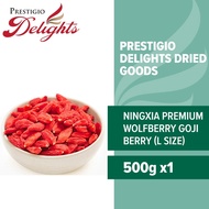 Prestigio Delights Ningxia Premium Wolfberry Goji Berry ( M/L size) 500g | 宁夏红枸杞 (中/大) 级 500 克