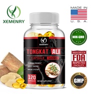 Tongkat Ali Capsules - Tongkat Ali Extract 200:1 - Contains 9 essential herbs equivalent to 3450 mg - Supports strength and focus, promotes immune health
