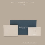 Louis Montini (Neville) ชุดกิฟเซ็ท กระเป๋าสตางค์หนังแท้ และ กระเป๋าการ์ดหนังแท้ LM-GS #7