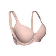 30 Degrees Thin Flat Padding Underwired Cotton Bra Cup D Cup E