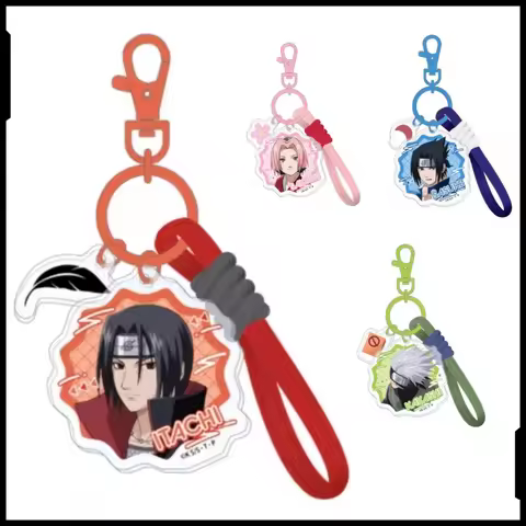 Naruto Shippuden Acrylic Keychain Uzumaki Naruto Haruno Sakura Anime Peripheral Bag decoration birth