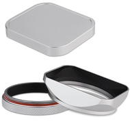 ถ้วยกันแสงเหล็กเหลี่ยมสำหรับกล้อง Fuji X100VI เครื่องมือเสริมเลนส์แบบติดหน้ากล้อง Fuji X100V ผลิตจาก