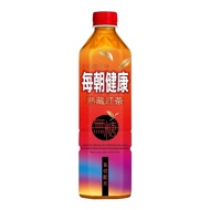 【每朝健康】 無糖熟藏紅茶650ml(24入/箱)，2箱組