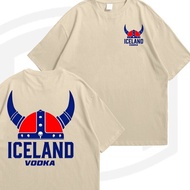 Iceland Vodka T-Shirt V3 Men's and Women's Custom T-Shirt combed 30s
