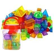 3D Transparent Geometric Shape Model 3D-Geometry Building Blocks