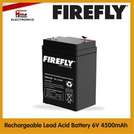【hot sale】 Firefly FELB6 4.5 Rechargeable Lead Acid Battery 6V 4500mAh