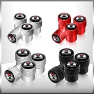 4Pcs Car Wolfsburg Edition Badge Auto Wheel Tires Valve Caps Metal Tyre Air Stem Dust Covers For Vol