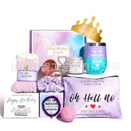 Birthday Gift Personal Care spa Set Scented Candle spa Bath Gift Box Cosmetic Bag Gift Set
