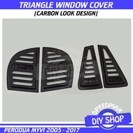 Perodua Myvi 2005 2006 2007 2008 2010 2011 2012 2013 2014 Icon 2015 2016 2017 Rear Side Triangle Win