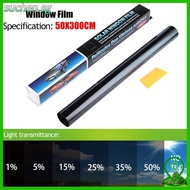 SUCHENSG 1Roll 50x3m Car Foils, Sun Shade Scratch Resistant Window Tint Film, Durable  UV Protection