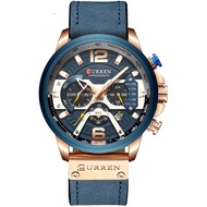 Curren karion 8329 trendy men's waterproof watch 6-pin multi-function fashion large dial calendar wa