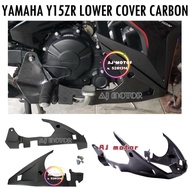 [ VIETNAM LOWER COVER CARBON ] YAMAHA Y15ZR V1 V2 BELLY PAN Y15 BAJAK BAWAH DEPAN ENGINE ENJIN BODY 