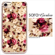 【Sara Garden】客製化 軟殼 蘋果 iphone7plus iphone8plus i7+ i8+ 手機殼 保護套 全包邊 掛繩孔 低調玫瑰碎花