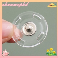 CHANMVPHD 10Pcs Snap Button, Acrylic Transparent Fastener,  Round Invisible DIY Snap Fastener