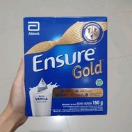 Ensure Gold Milk For Adults Vanilla Flavor box Packaging 150gr
