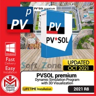 PVSOL 2021 R8 - Dynamic Simulation Program with 3D Visualization [WINDOWS x64] - Digital Download